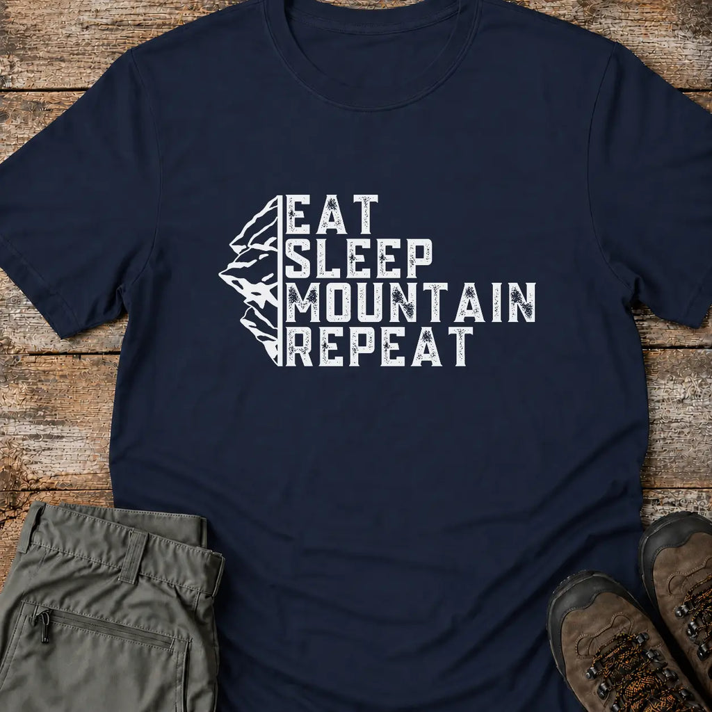 EAT SLEEP MOUNTAIN REPEAT T-Shirt