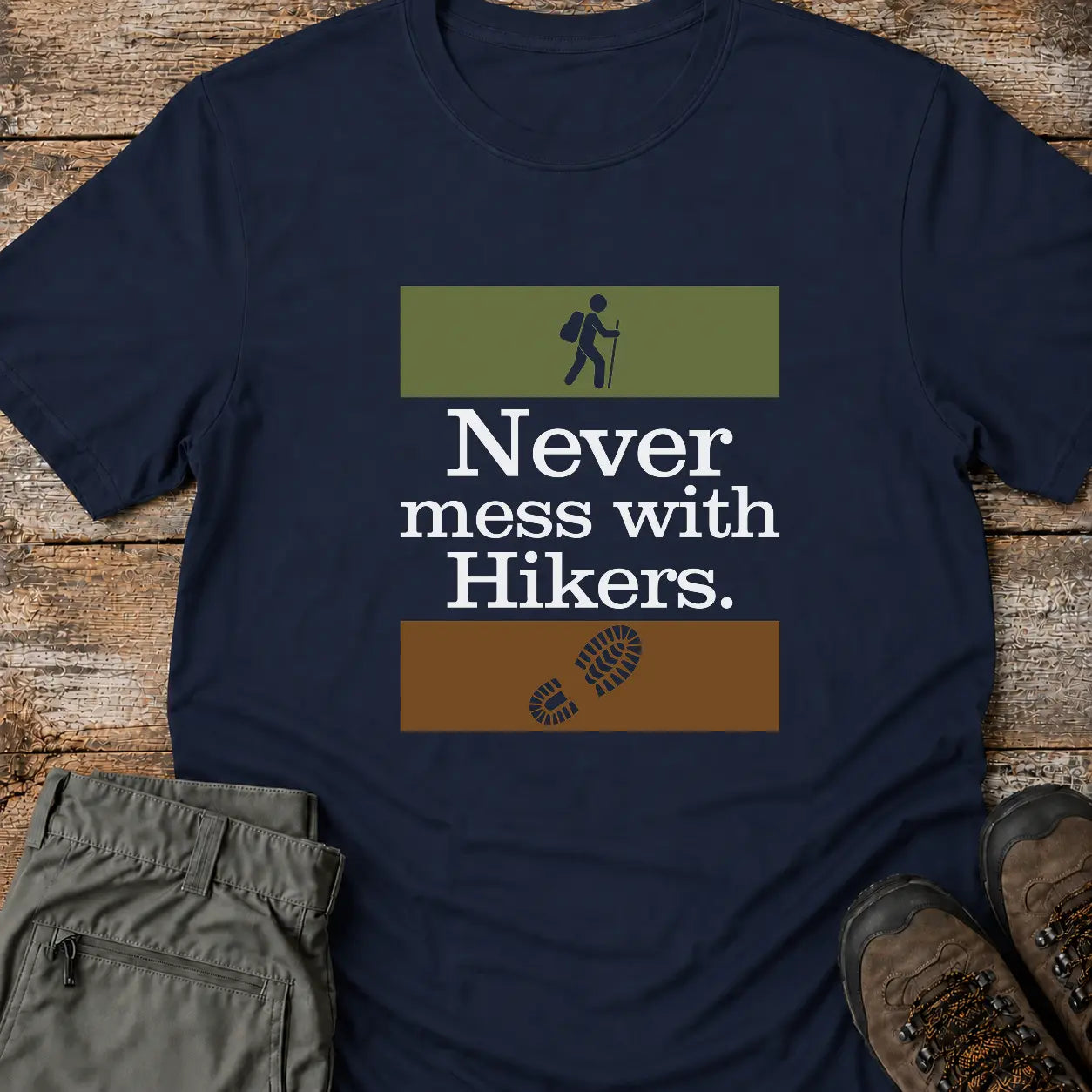 NEVER MESS WITH HIKERS T-Shirt