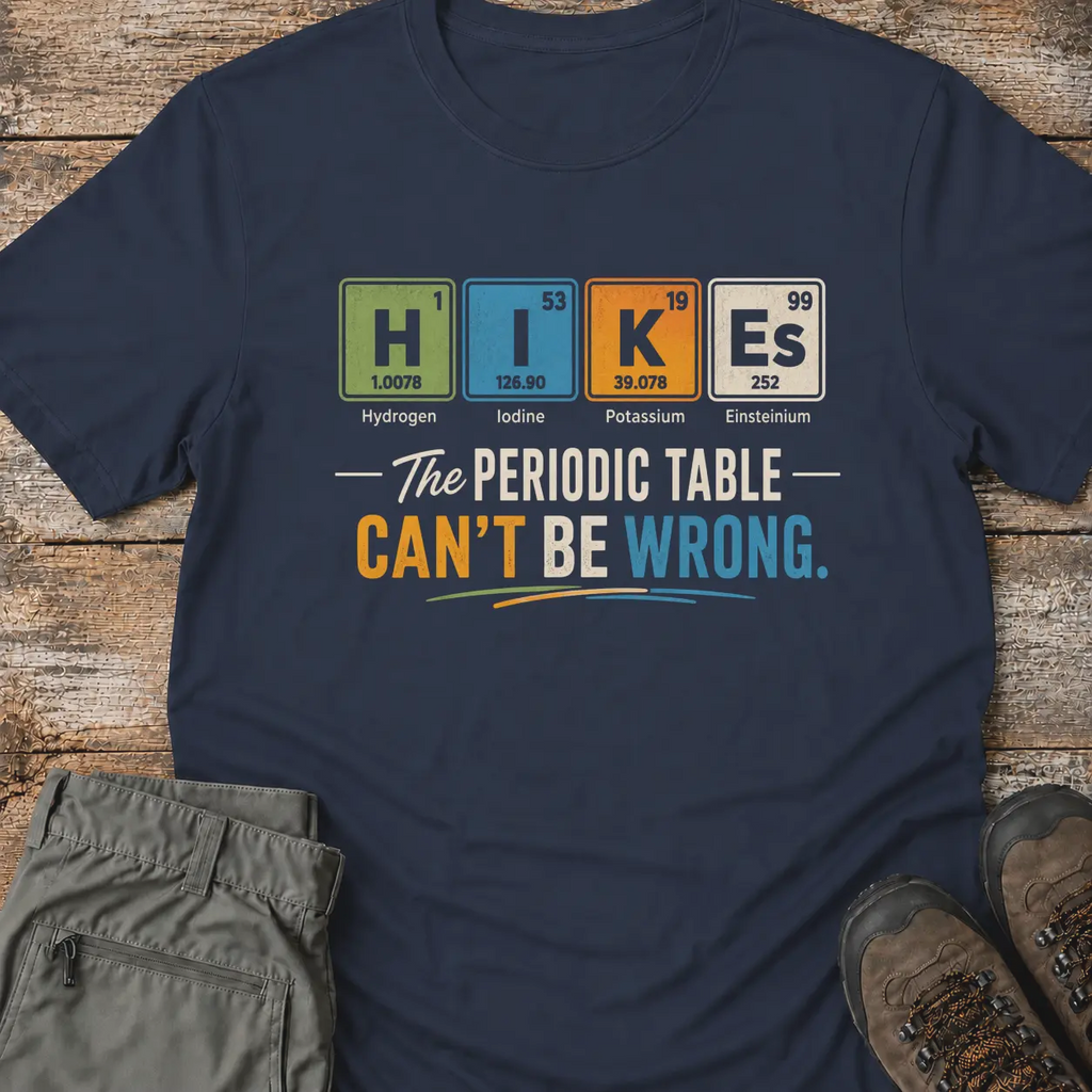 HIKES PERIODIC TABLE T‑Shirt