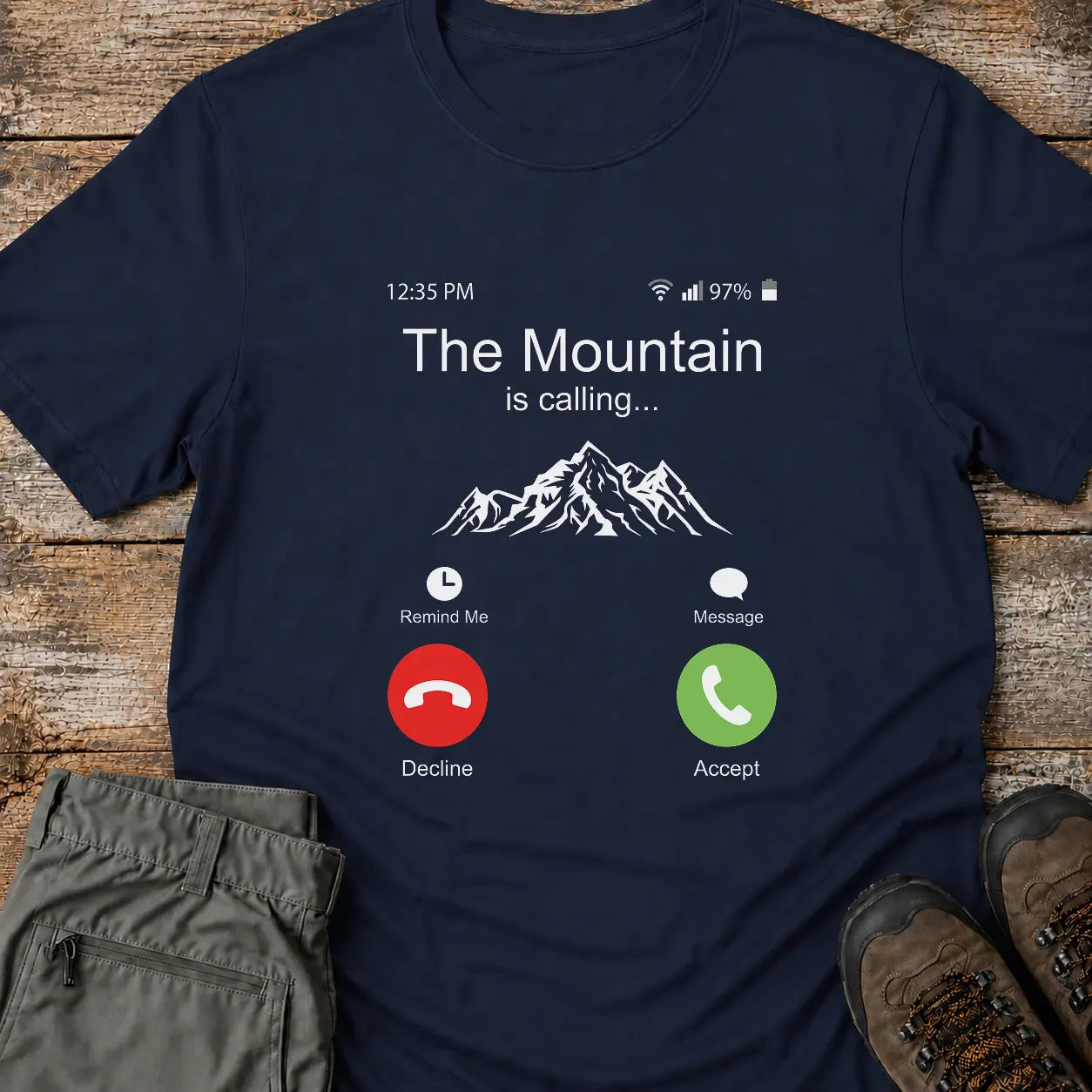 THE MOUNTAIN IS CALLING T-Shirt