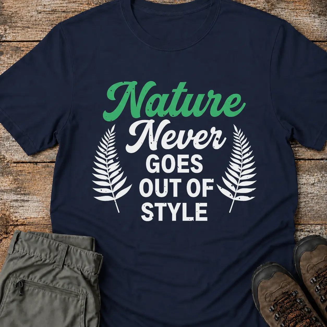 NATURE NEVER GOES T-Shirt