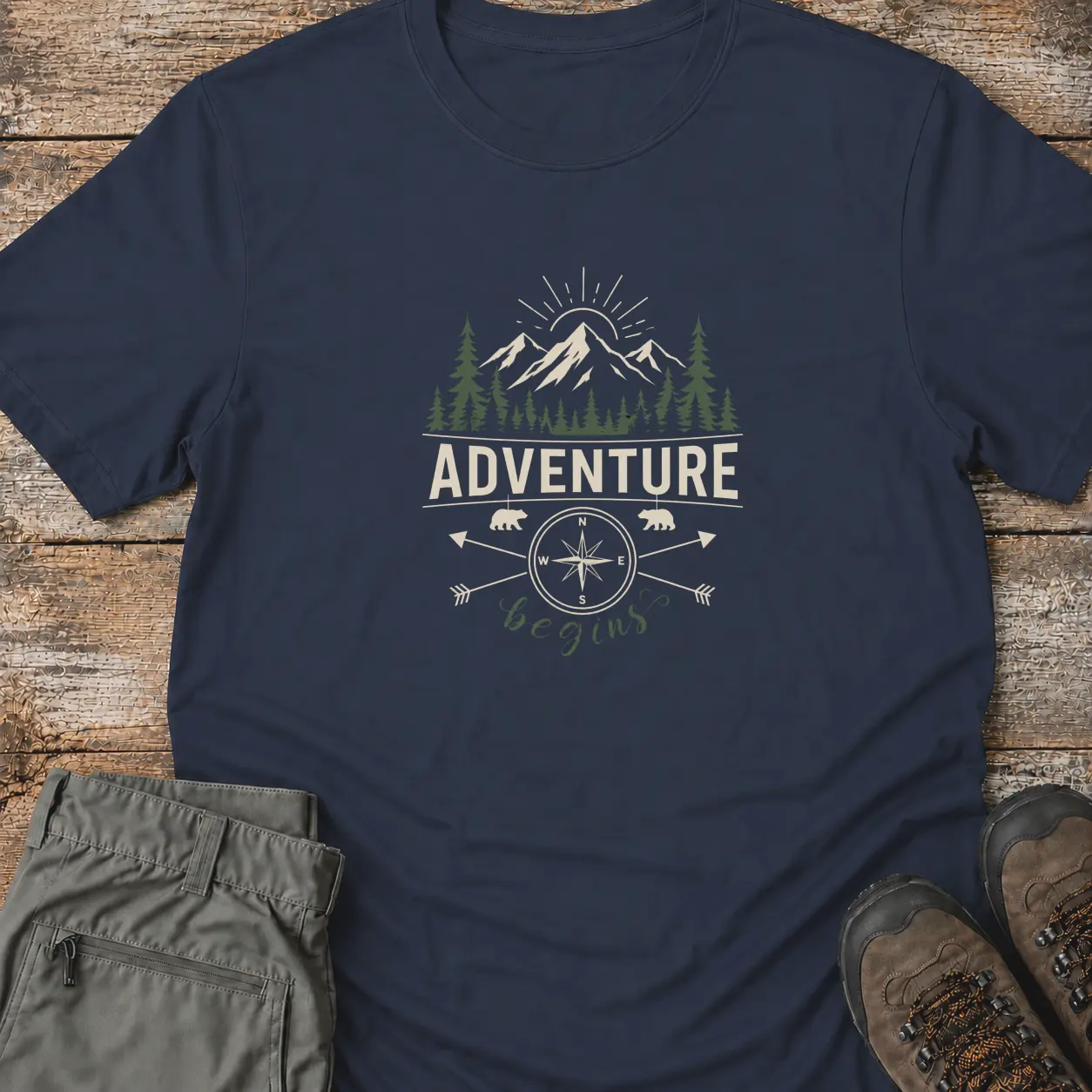ADVENTURE BEGINS T-Shirt
