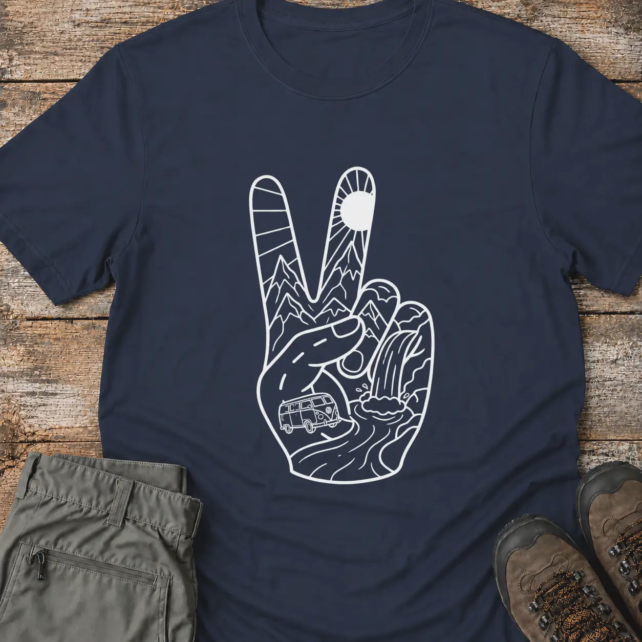 FUNKY PEACE SIGN T-Shirt