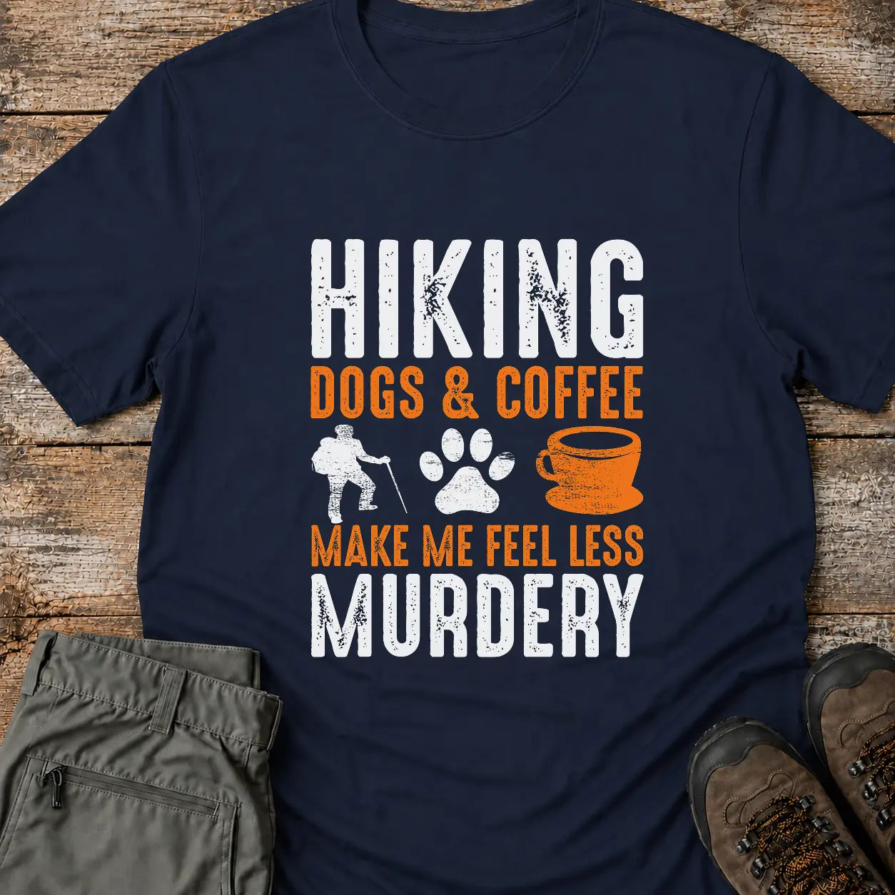 HIKING DOGS & COFFEE T-Shirt