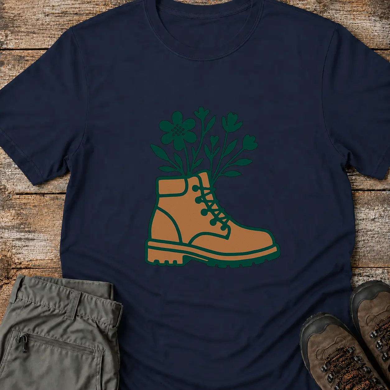 BOOTS AND LEAVES T-Shirt