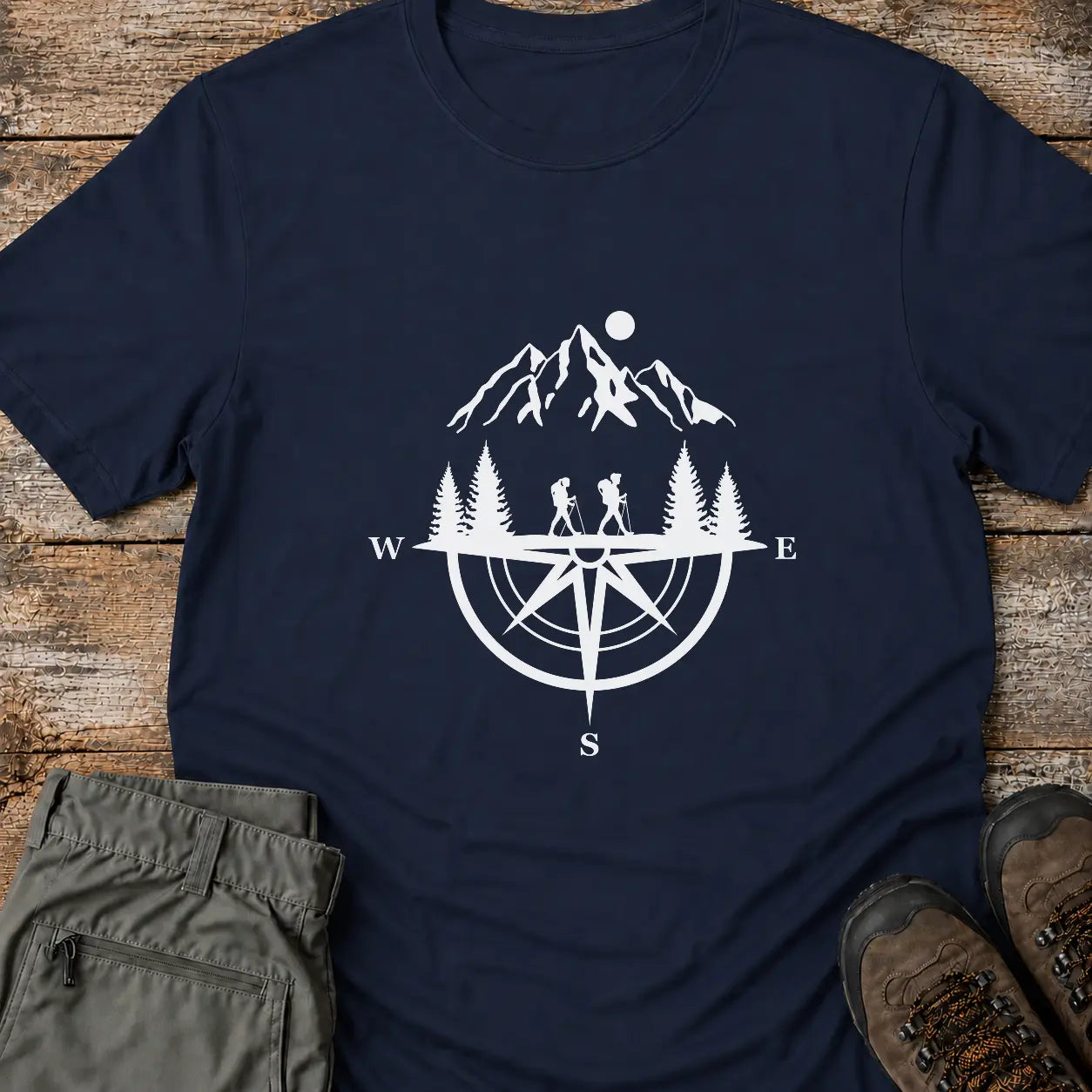 PINE AND COMPASS T-Shirt