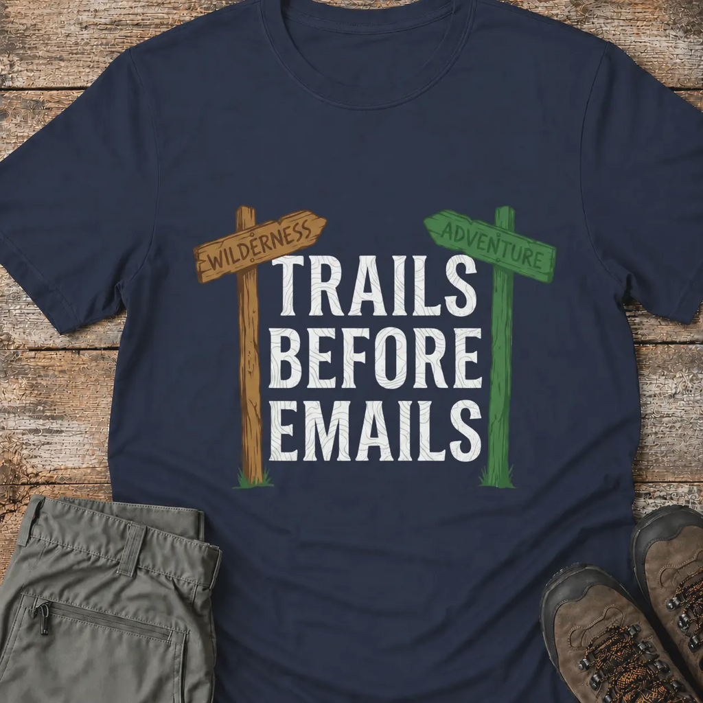 TRAILS BEFORE EMAILS T-Shirt