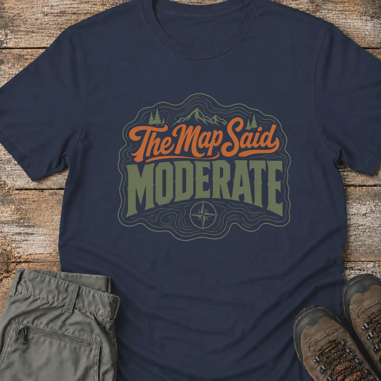 THE MAP SAID MODERATE T‑Shirt