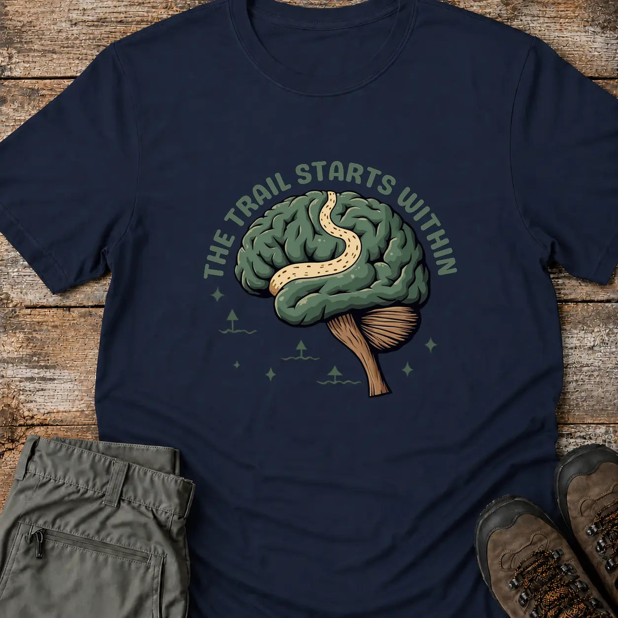 THE TRAIL STARTS T-Shirt