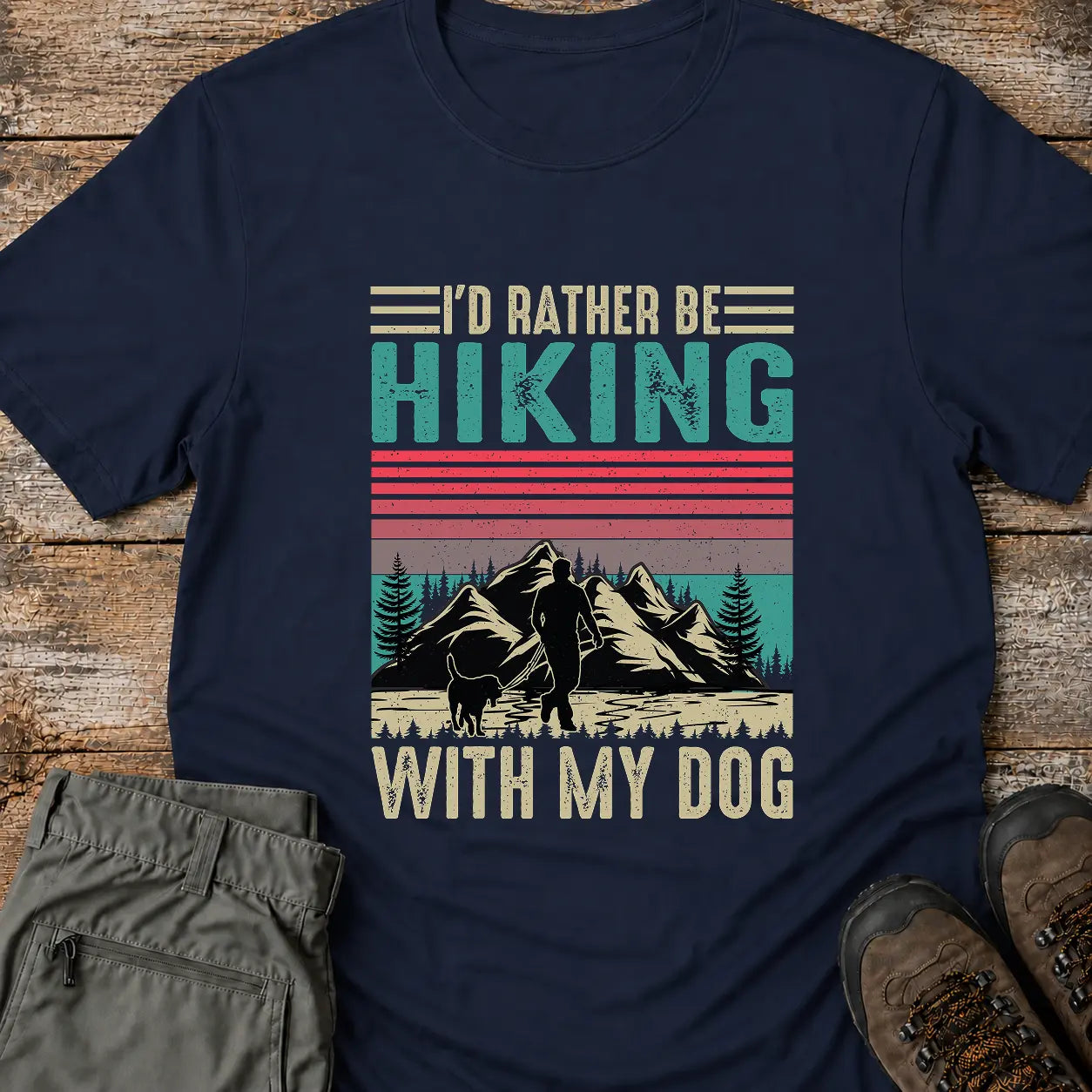 WITH MY DOG  T-Shirt