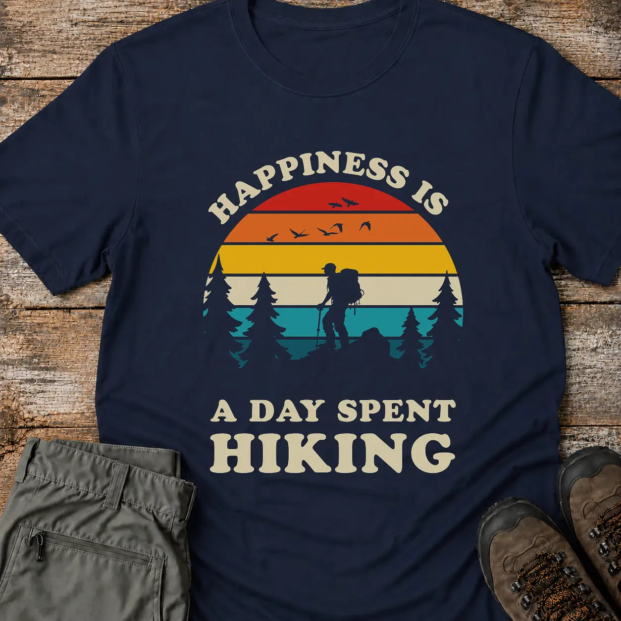 HAPPINESS IS A DAY SPENT T-Shirt