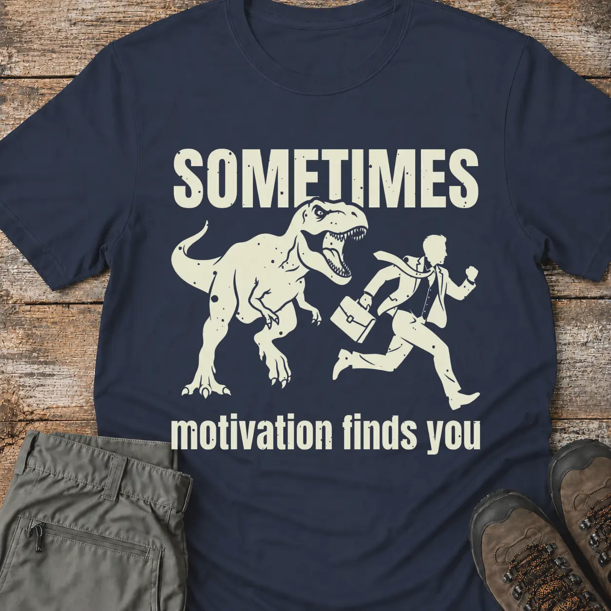 MOTIVATION FINDS YOU.. T-Shirt
