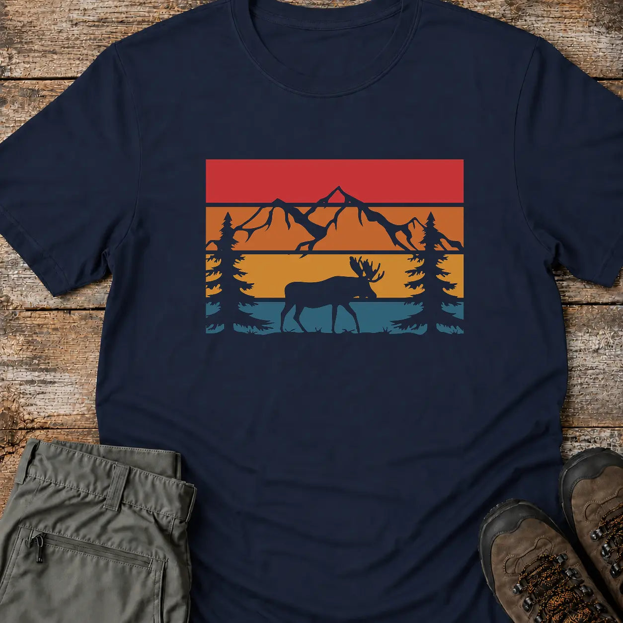 STRIPE FOREST T-Shirt