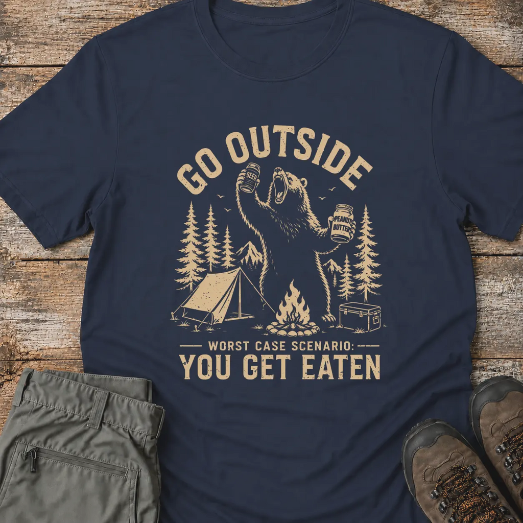 GO OUTSIDE BEAR T-Shirt