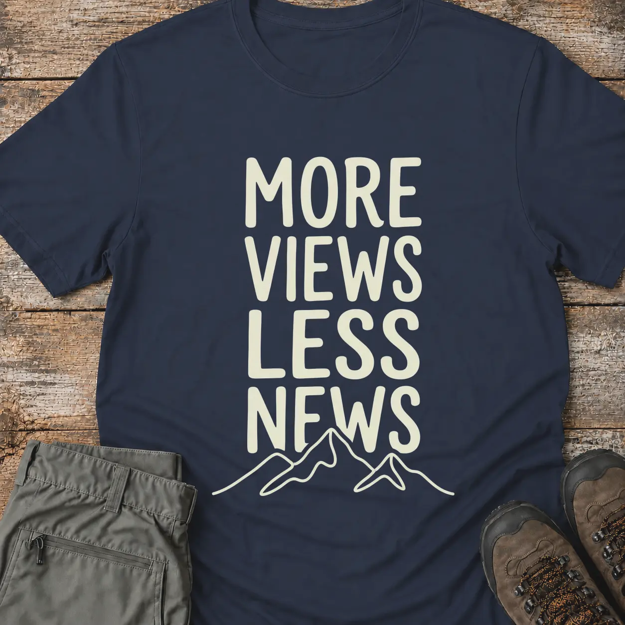 MORE VIEWS LESS NEWS T-Shirt