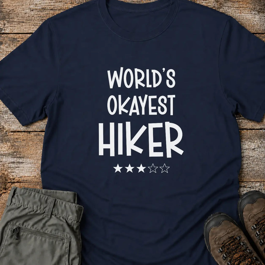 WORLD'S OKAYEST HIKER* T-Shirt