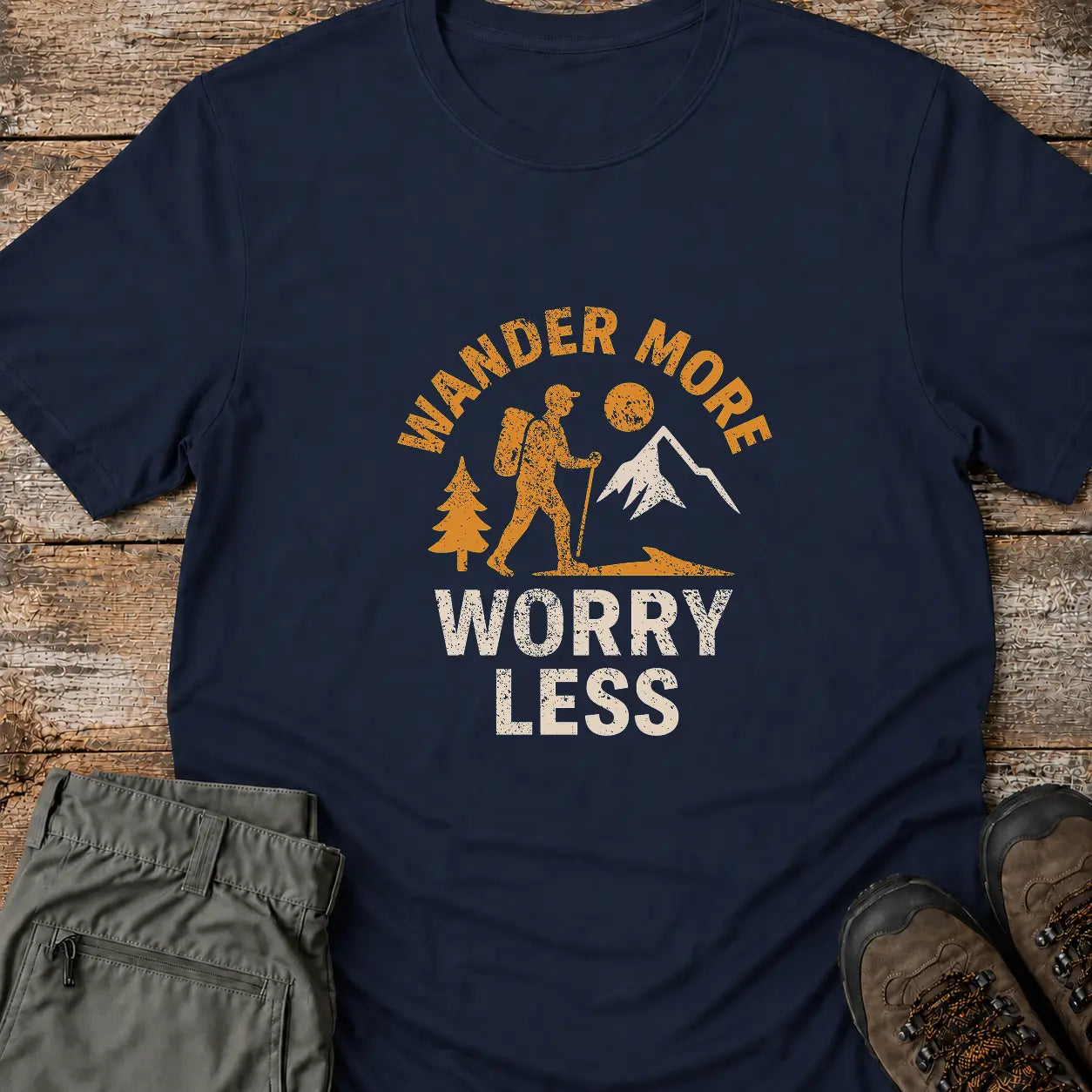 WANDER MORE WORRY LESS T-Shirt
