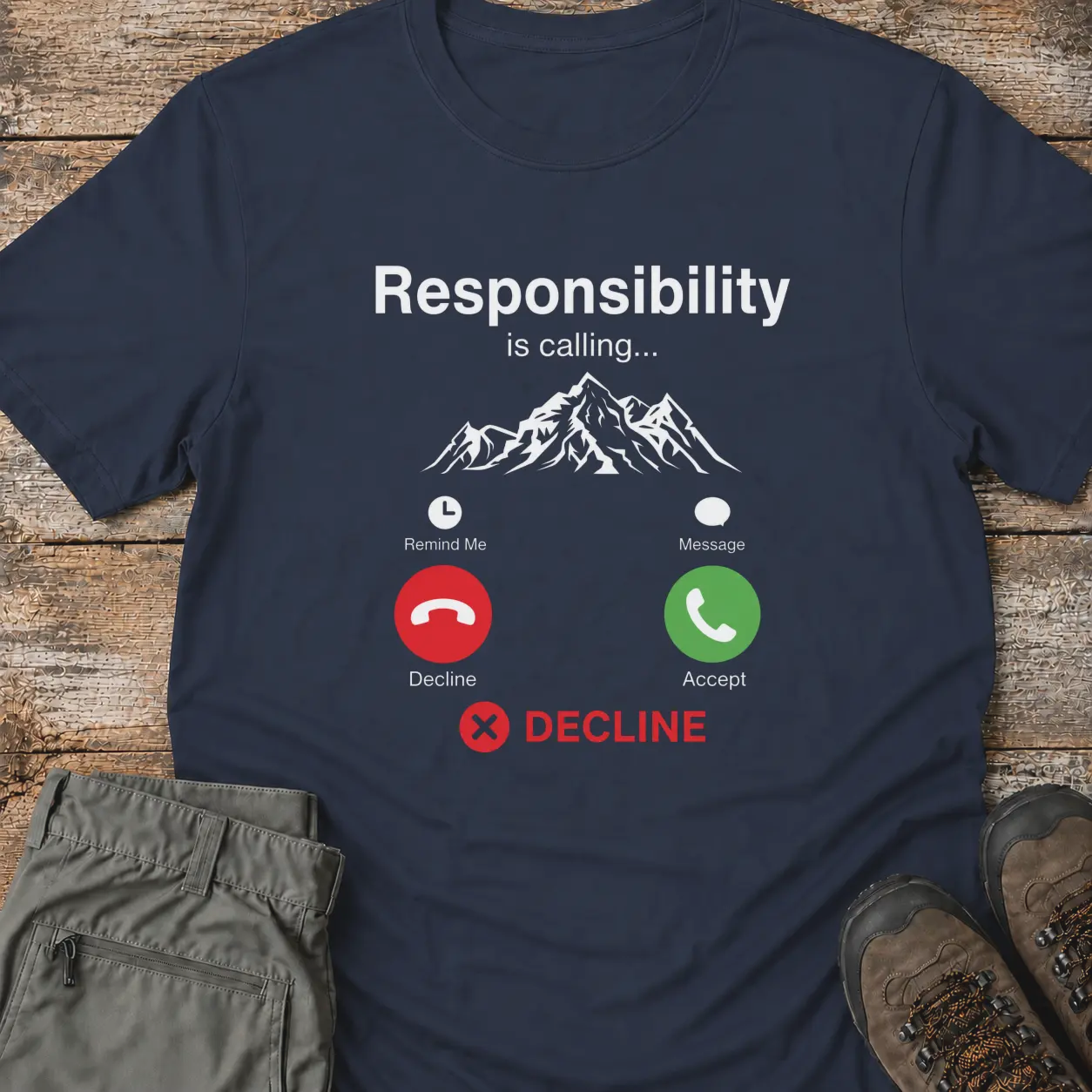 RESPONSIBILITY IS CALLING T‑Shirt