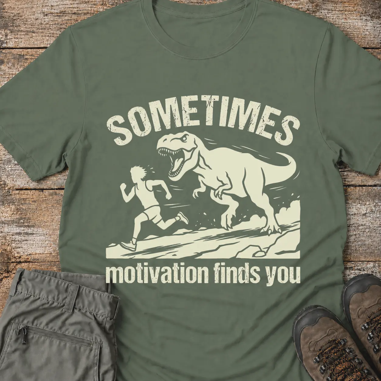 MOTIVATION FINDS YOU T-Shirt
