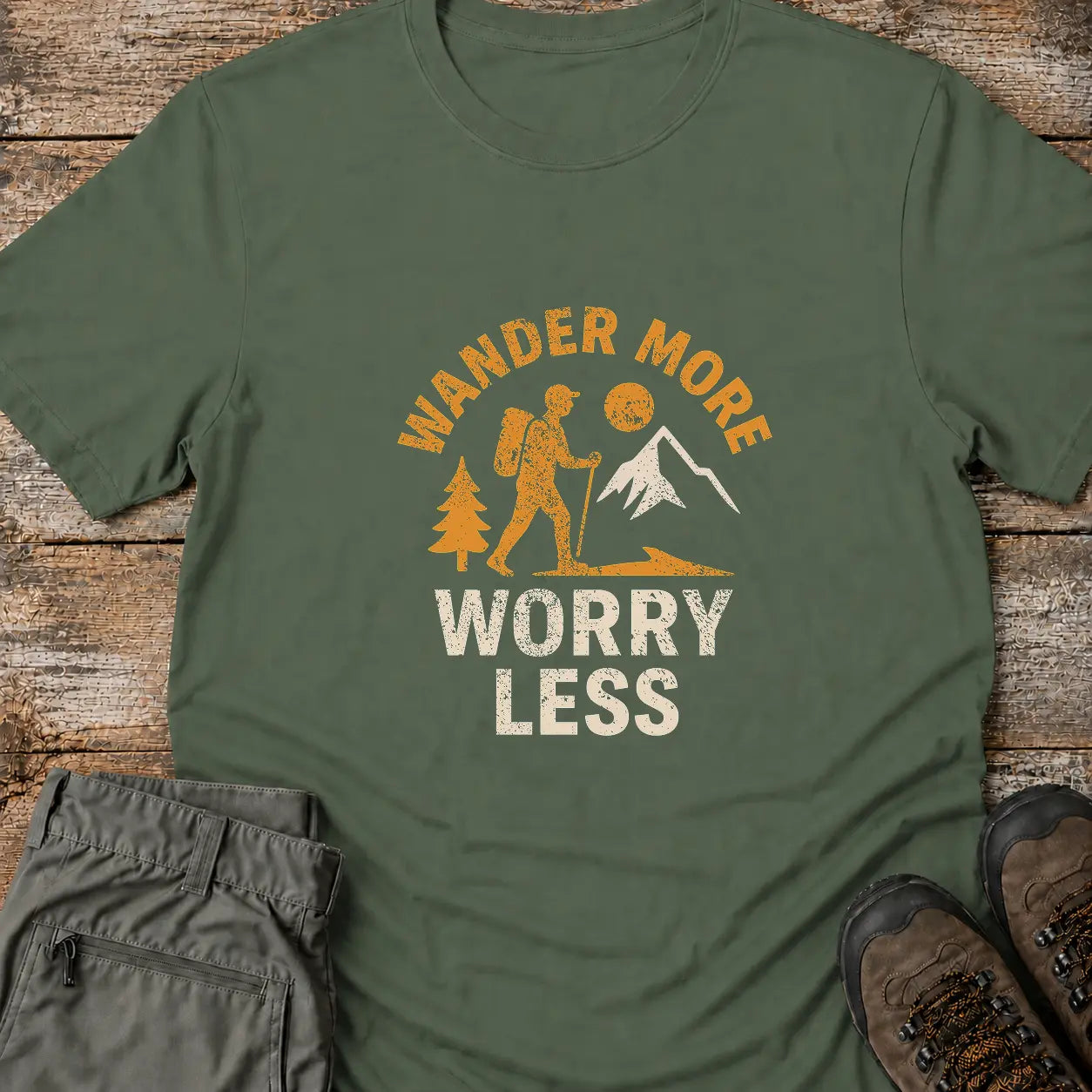 WANDER MORE WORRY LESS T-Shirt
