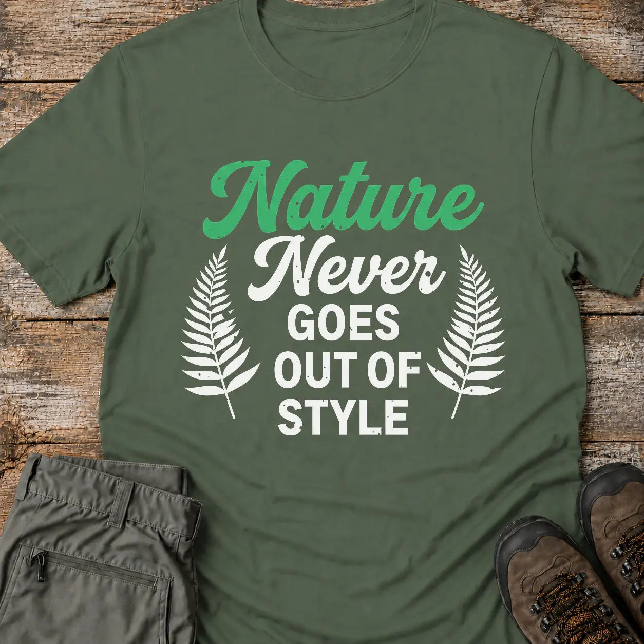NATURE NEVER GOES T-Shirt