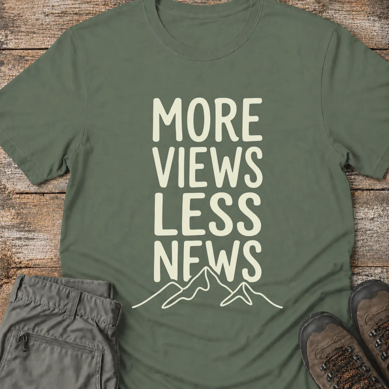 MORE VIEWS LESS NEWS T-Shirt