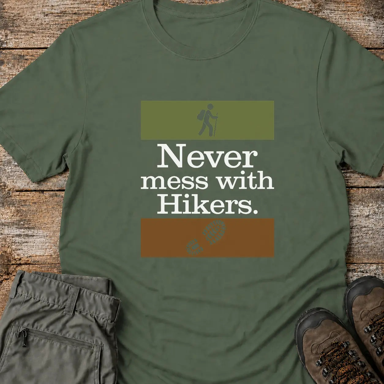 NEVER MESS WITH HIKERS T-Shirt
