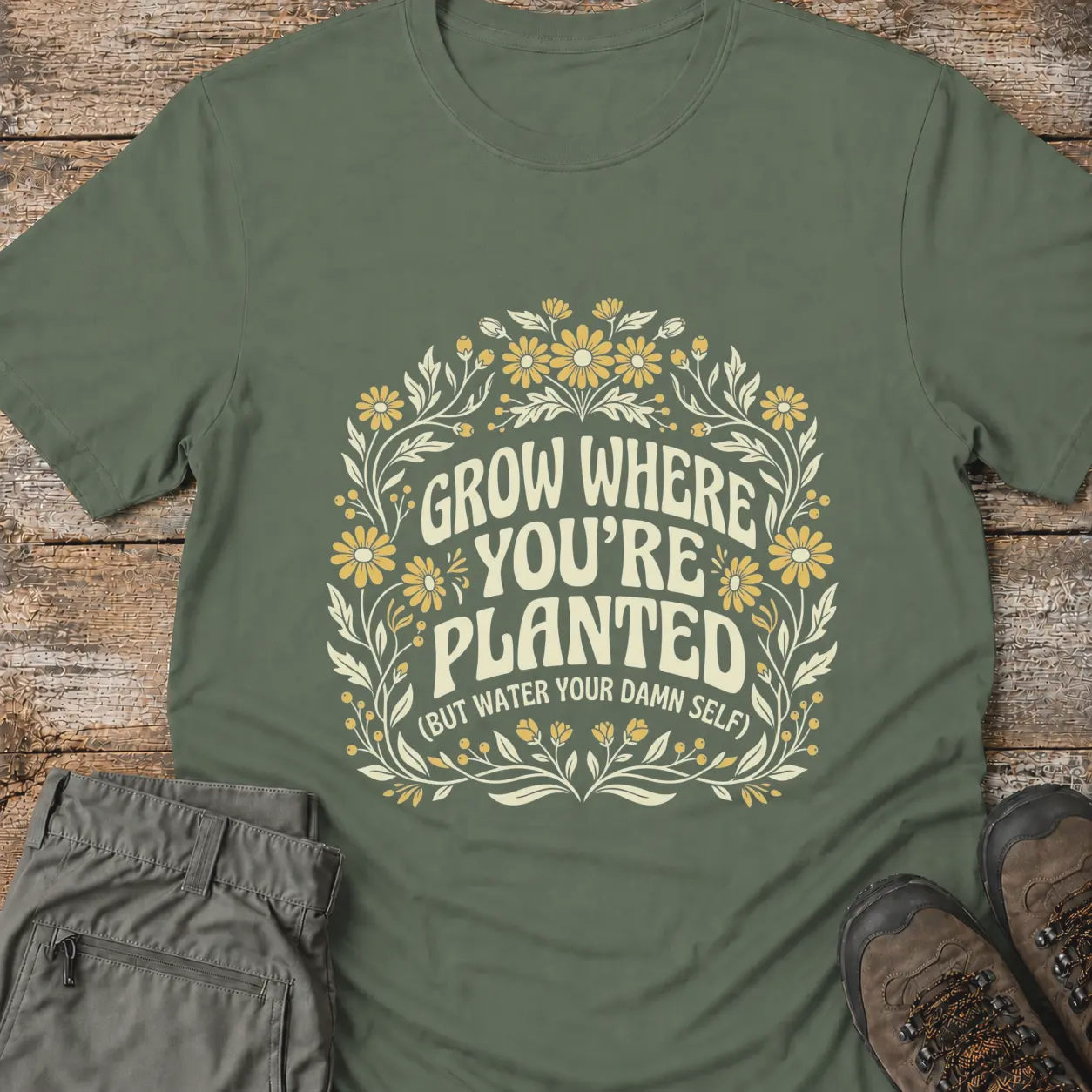 GROW WHERE YOU'RE PLANTED T-Shirt