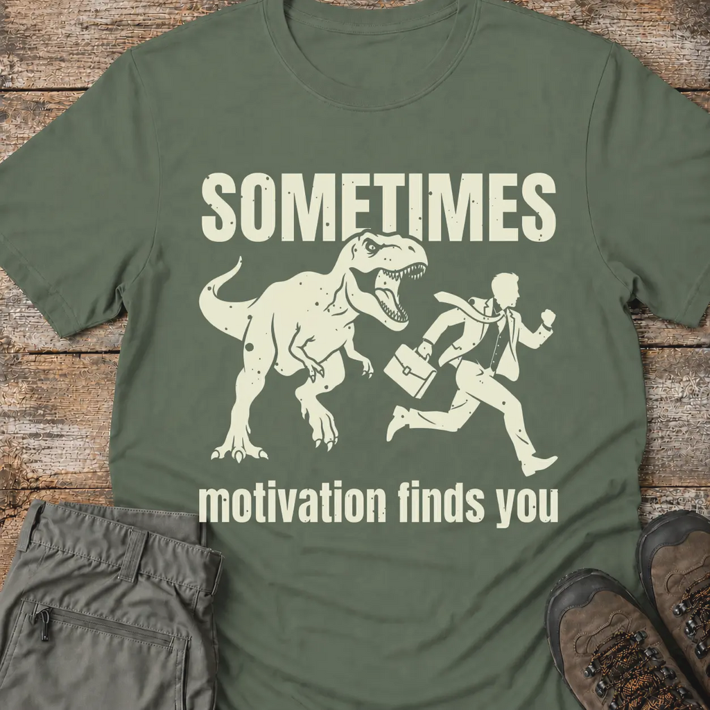 MOTIVATION FINDS YOU.. T-Shirt