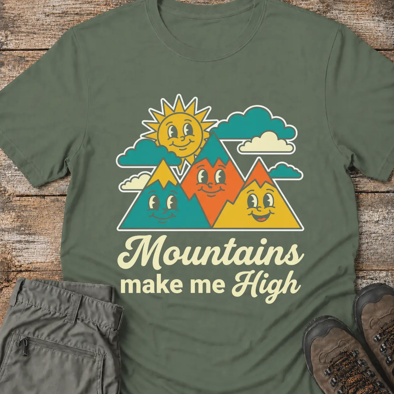 MOUNTAINS MAKE ME HIGH T-Shirt