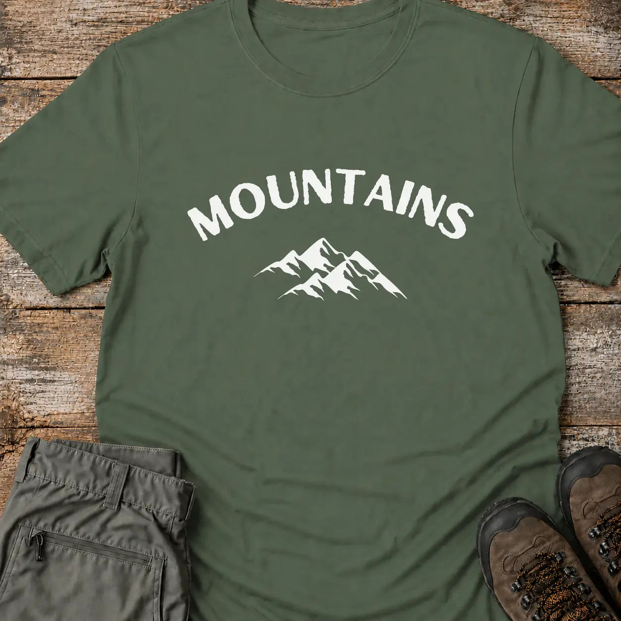 MOUNTAINS OUTLINE T-Shirt