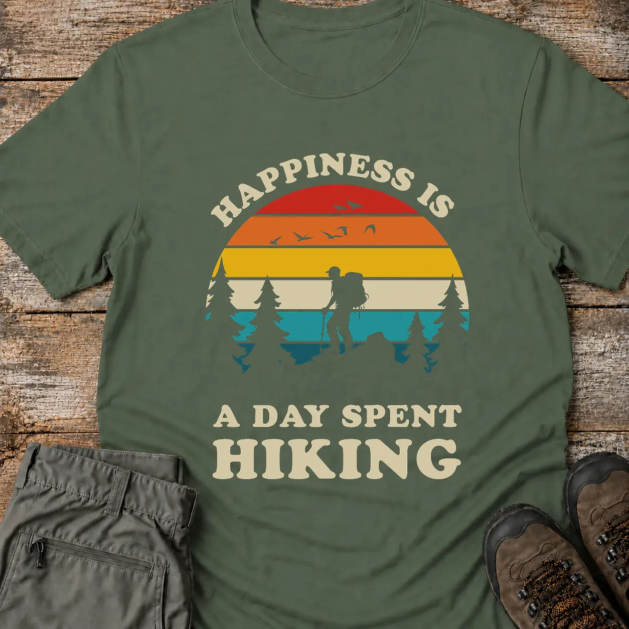 HAPPINESS IS A DAY SPENT T-Shirt