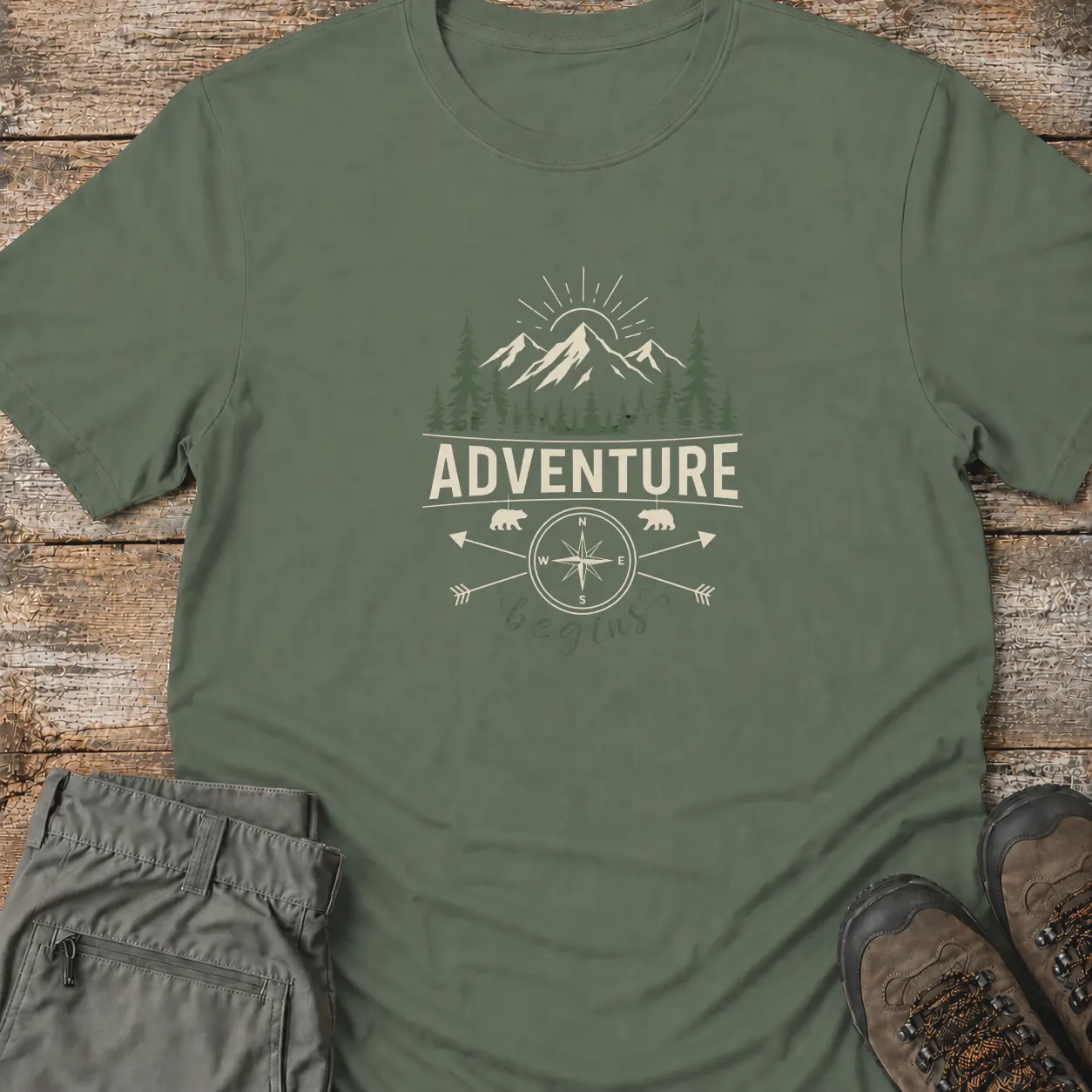 ADVENTURE BEGINS T-Shirt