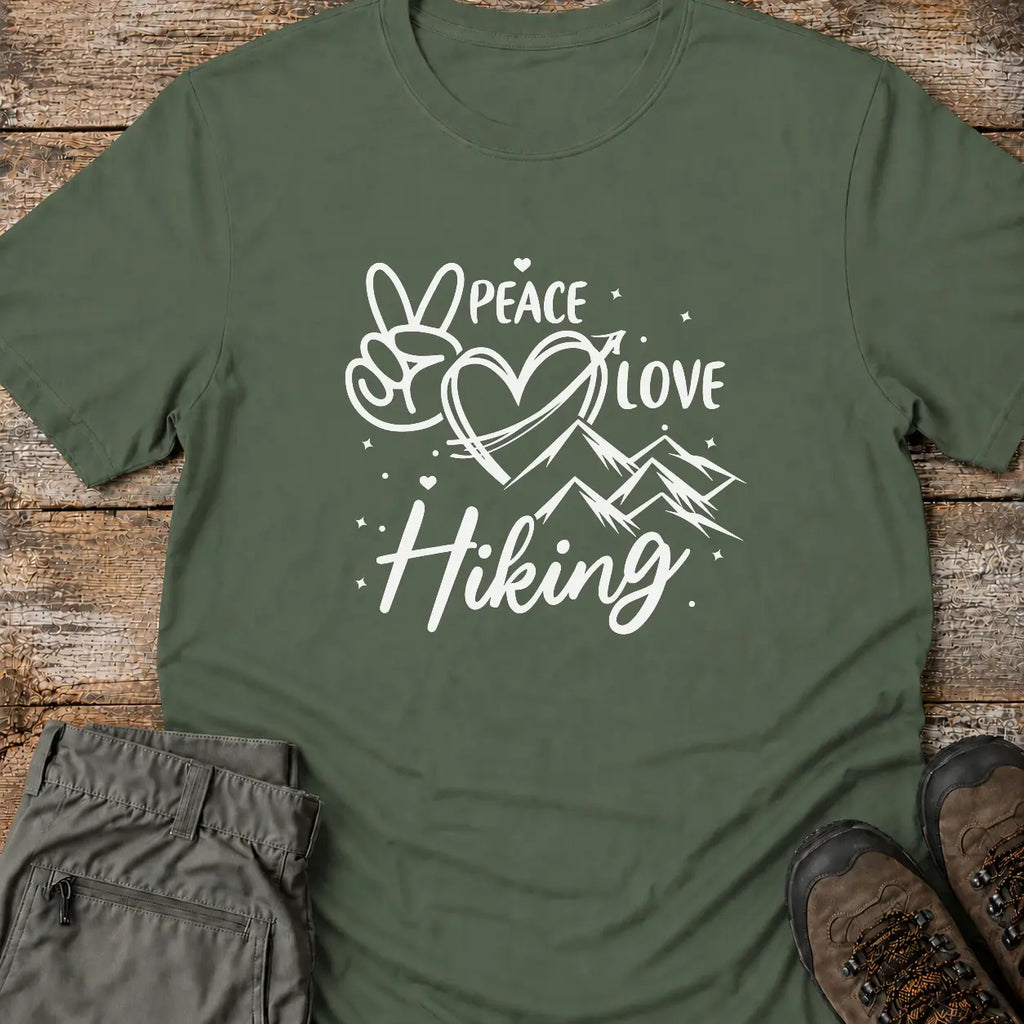 PEACE LOVE HIKING T-Shirt