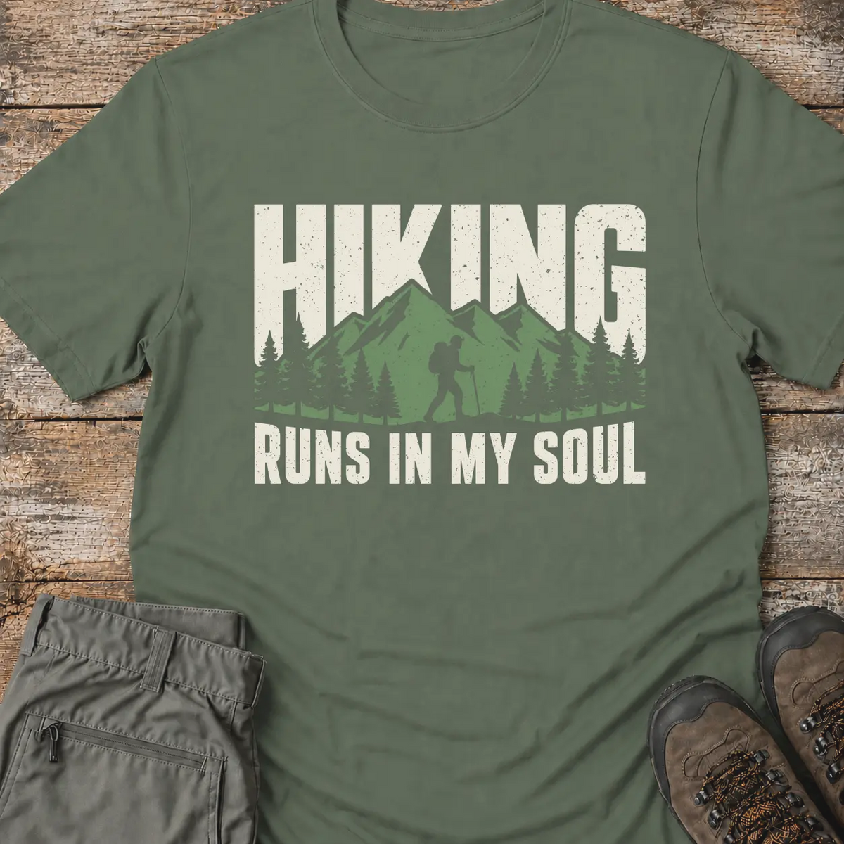 HIKING RUNS IN MY SOUL T-Shirt