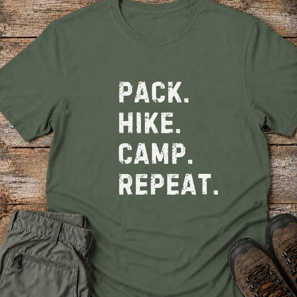PACK HIKE CAMP REPEAT T-Shirt