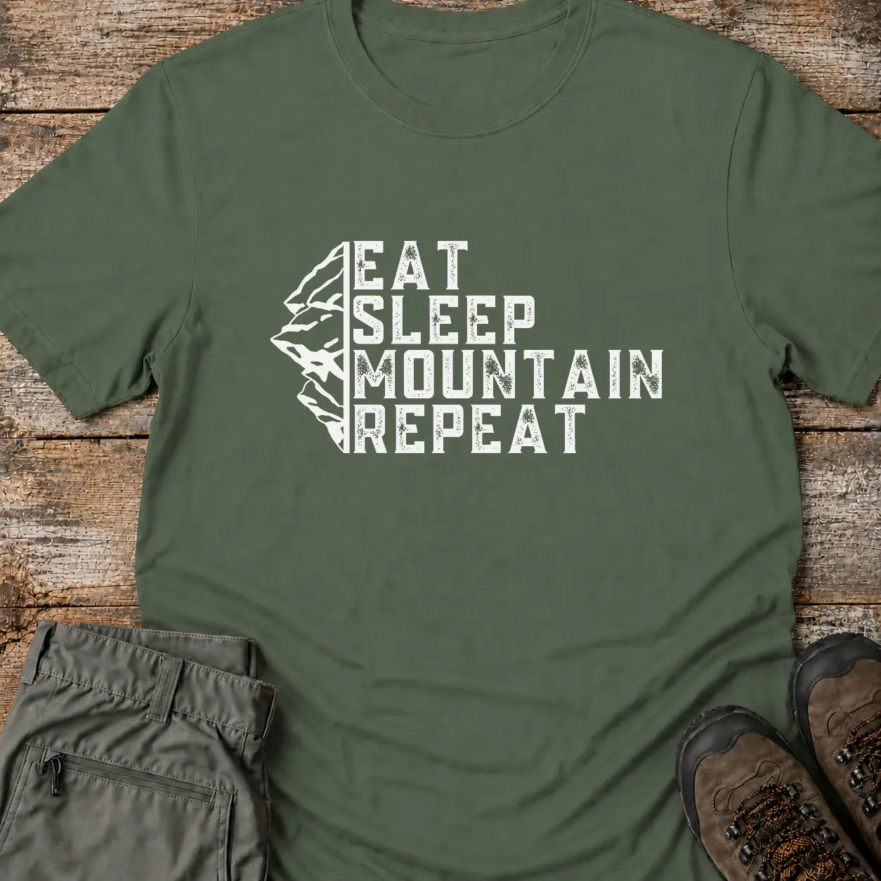 EAT SLEEP MOUNTAIN REPEAT T-Shirt