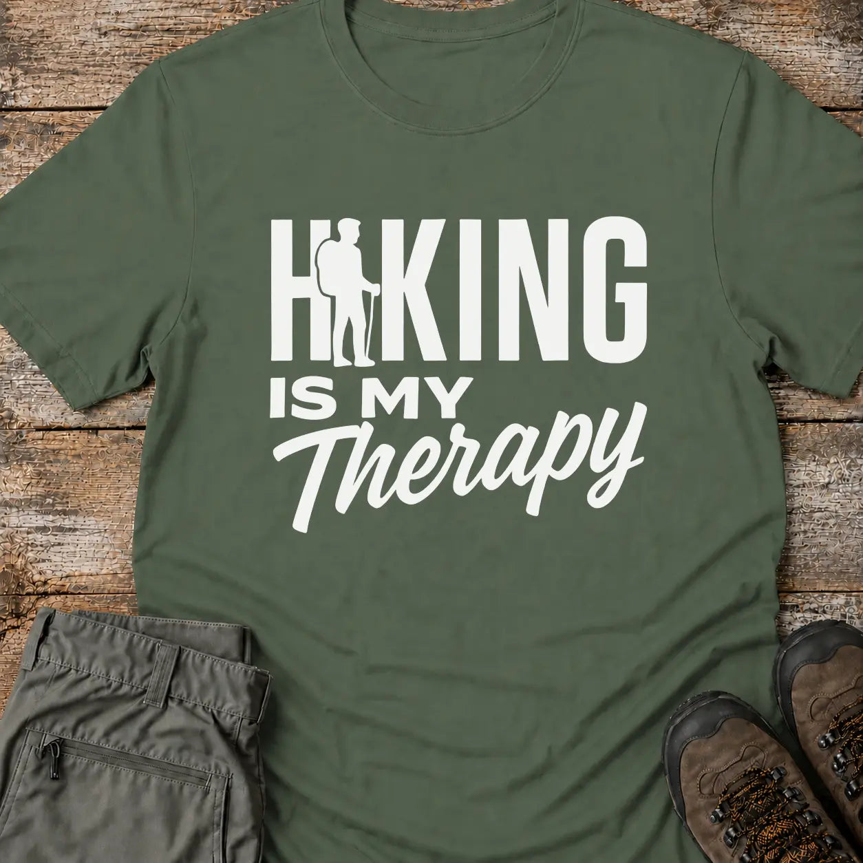 HIKING IS MY THERAPY T-Shirt