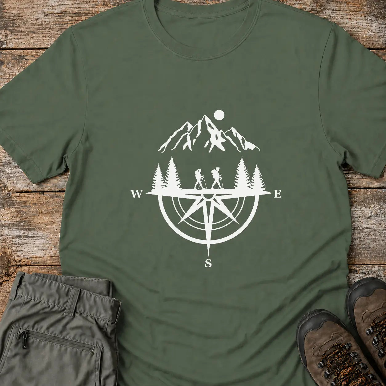 PINE AND COMPASS T-Shirt