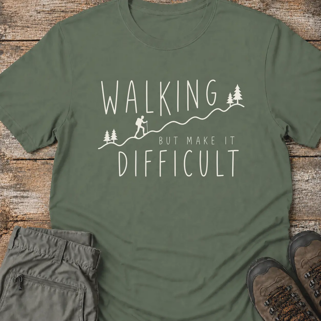 WALKING DIFFICULT T‑Shirt