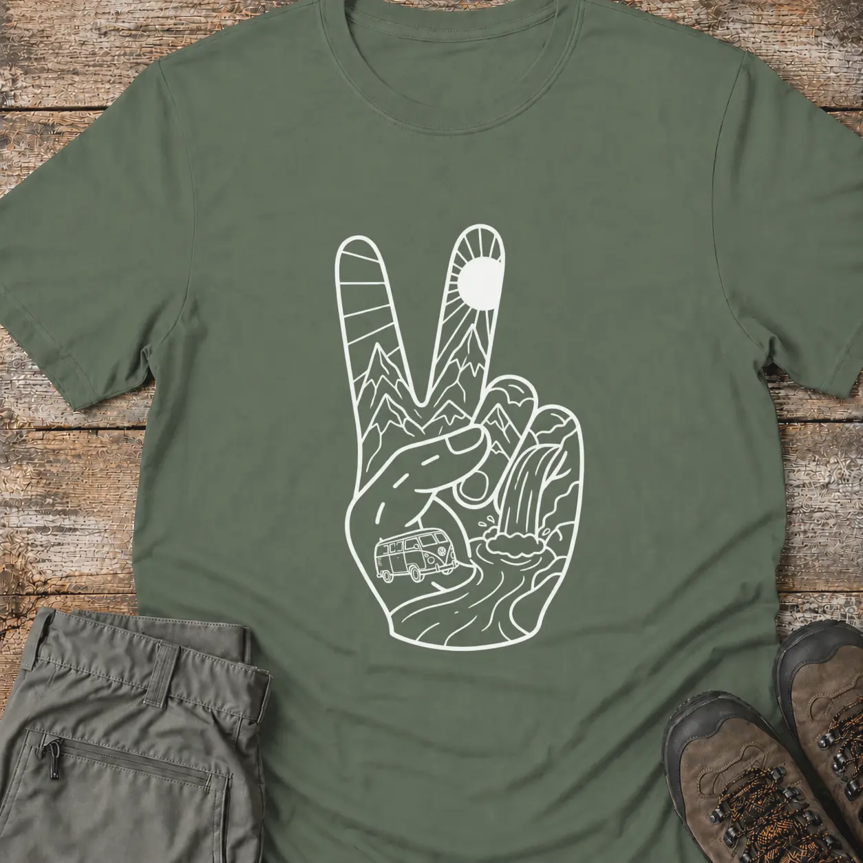 FUNKY PEACE SIGN T-Shirt