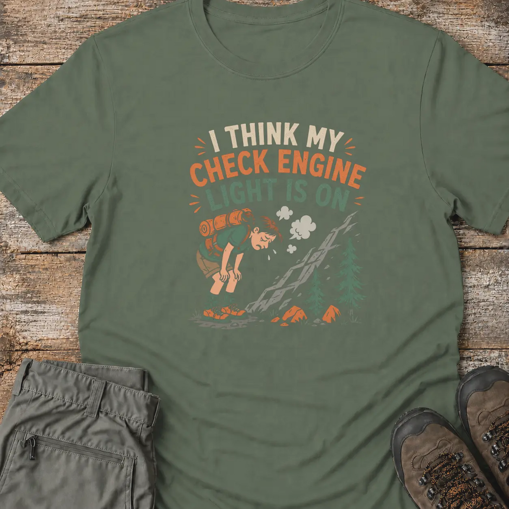 CHECK ENGINE LIGHT IS ON T-Shirt