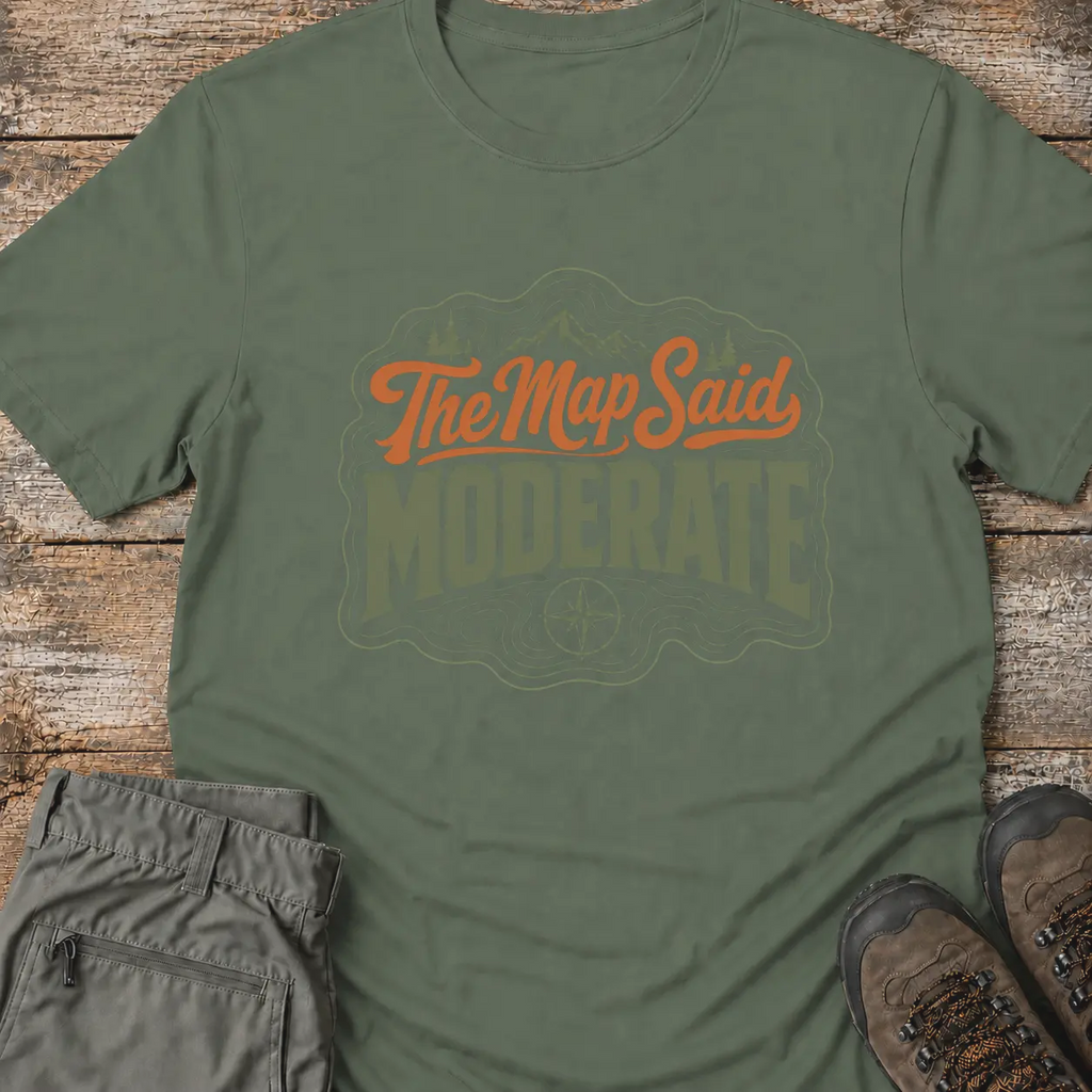 THE MAP SAID MODERATE T‑Shirt
