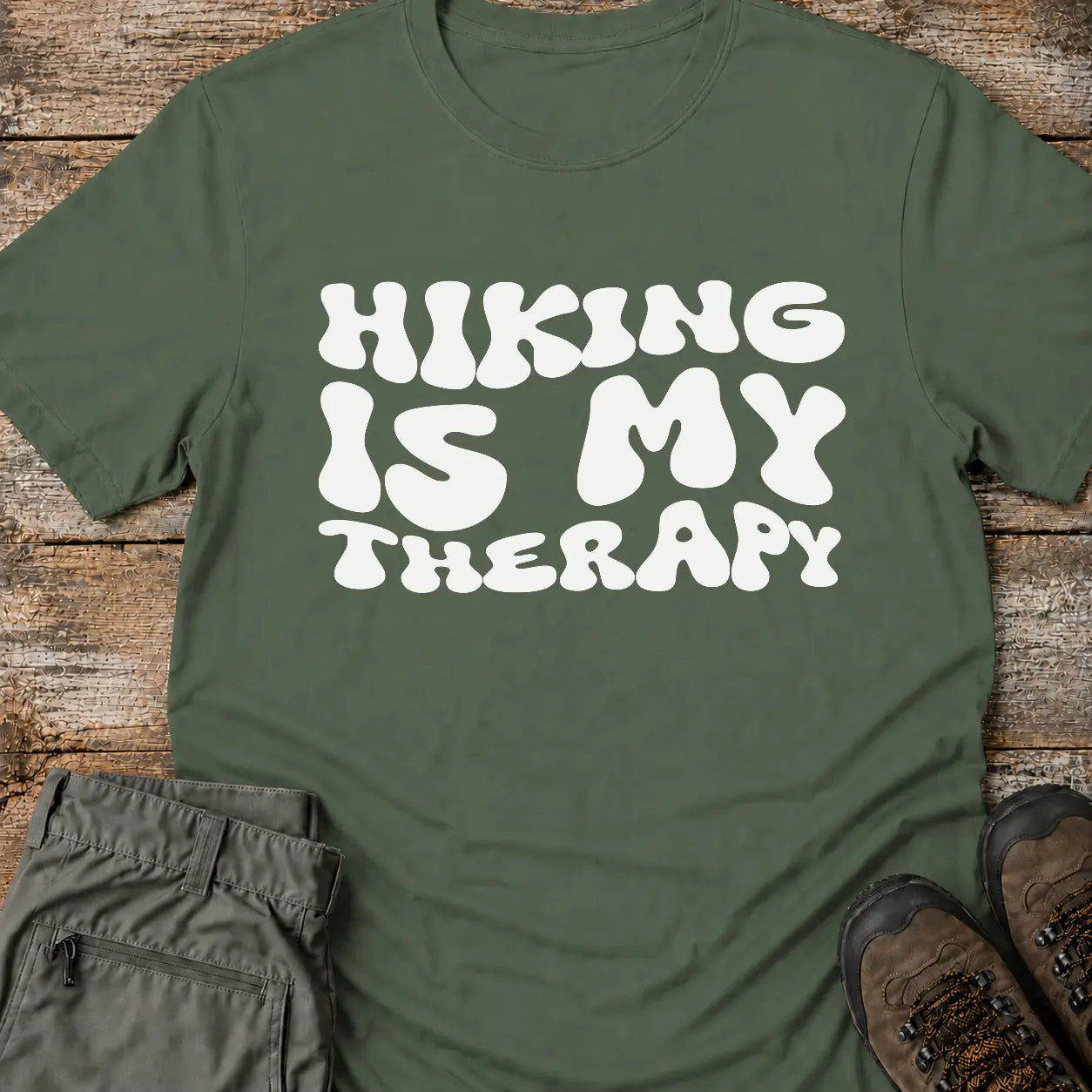HIKING IS MY THERAPY T-Shirt