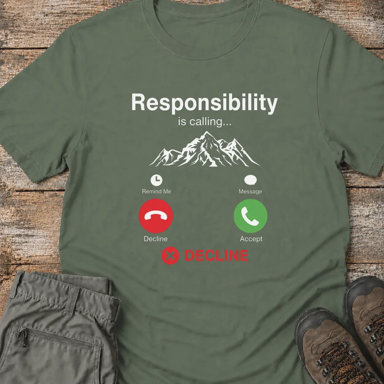 RESPONSIBILITY IS CALLING T‑Shirt