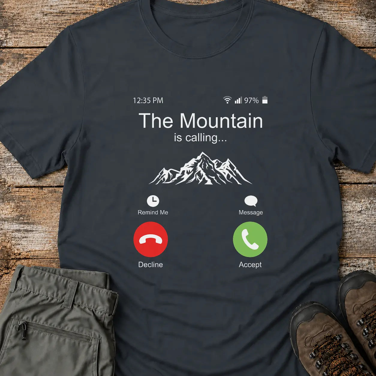 THE MOUNTAIN IS CALLING T-Shirt
