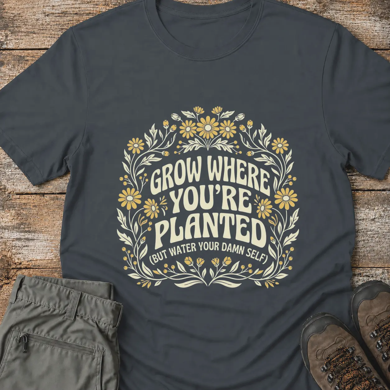 GROW WHERE YOU'RE PLANTED T-Shirt