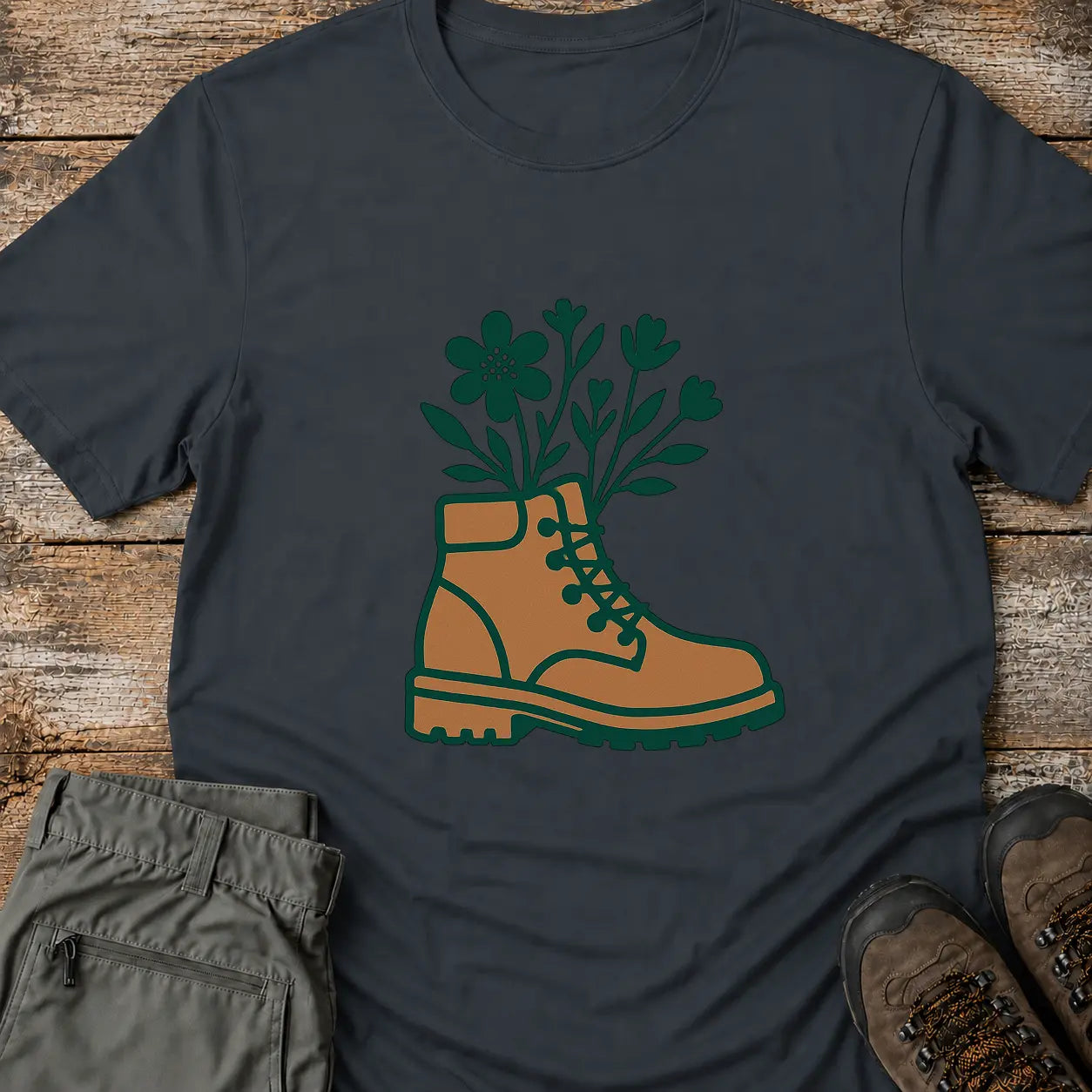 BOOTS AND LEAVES T-Shirt