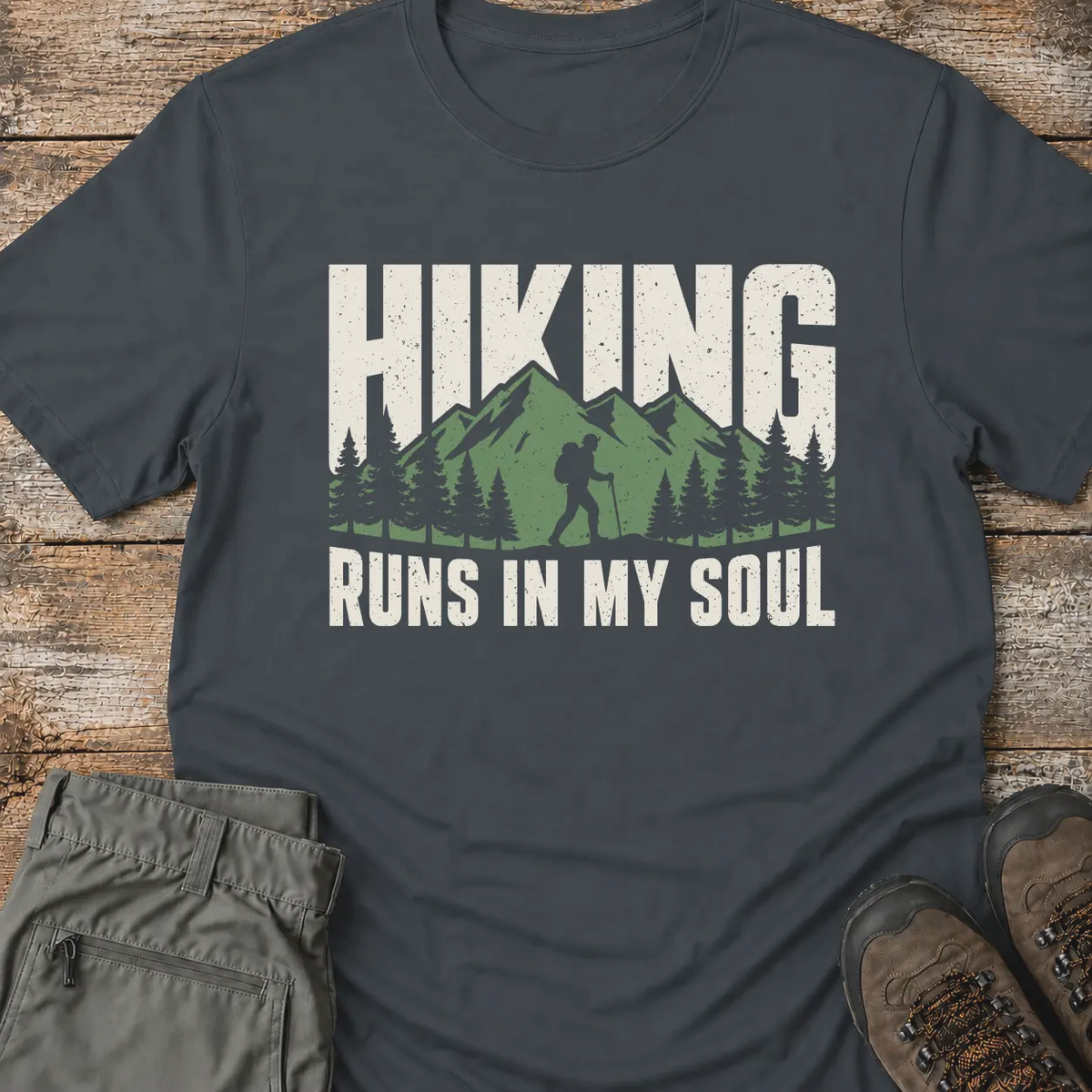 HIKING RUNS IN MY SOUL T-Shirt