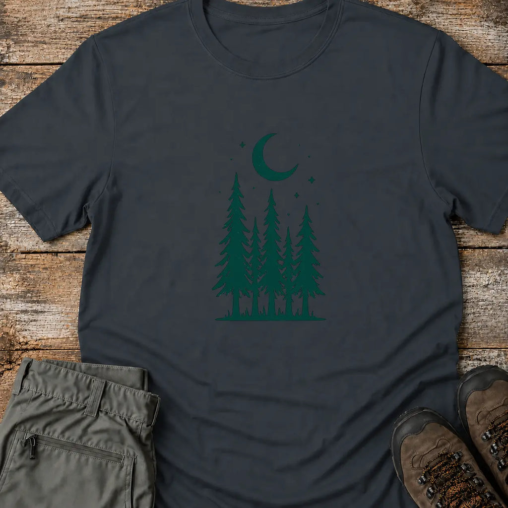 PINE TREE AND MOON T-Shirt